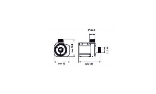 PYD MULTI 2500 Bomba para acuario, fuente o estanque 2.500 l/h 50W