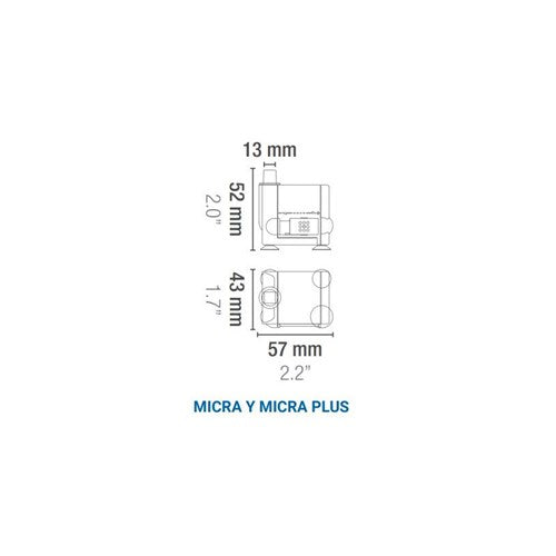 PYD MICRA Bomba recirculación acuario, fuente o estanque 400 l/h 6W